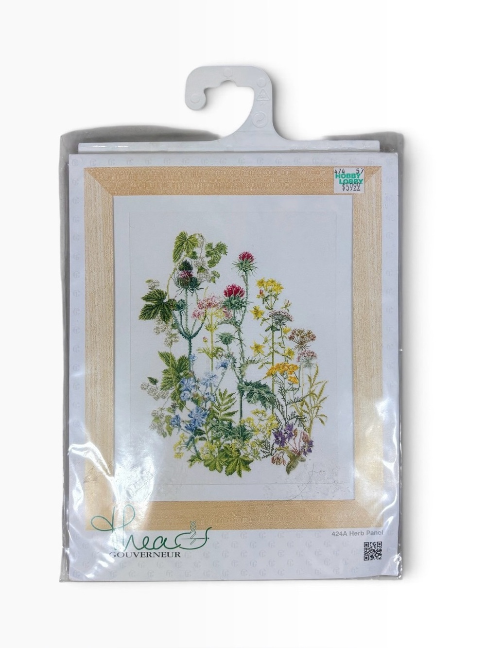 Thea Gouverneur Herb Panel
Cross Stitch Kit #424A NEW